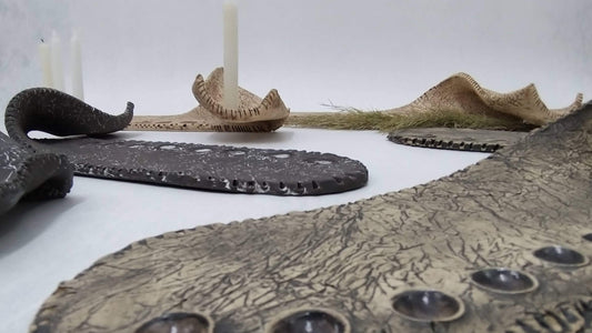חנוכייה מקרמיקה בעבודת יד