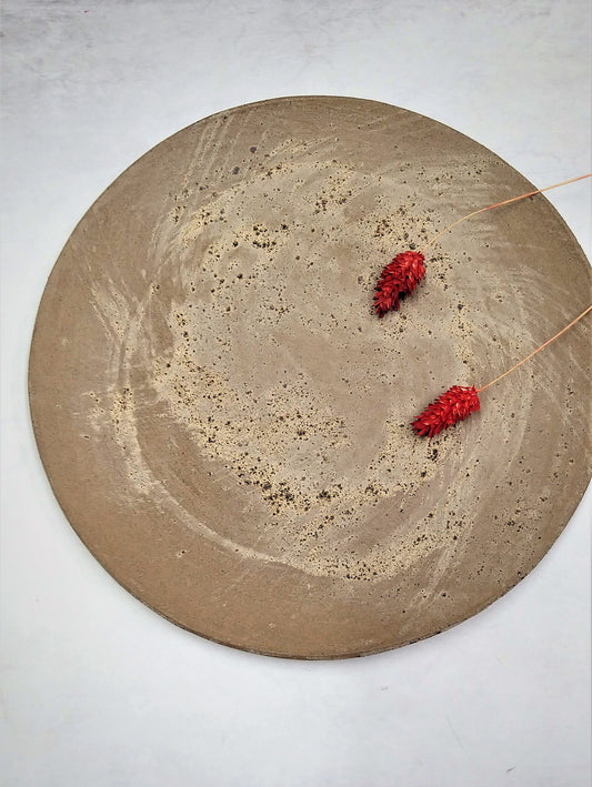 מגש כלי חרס בעבודת יד