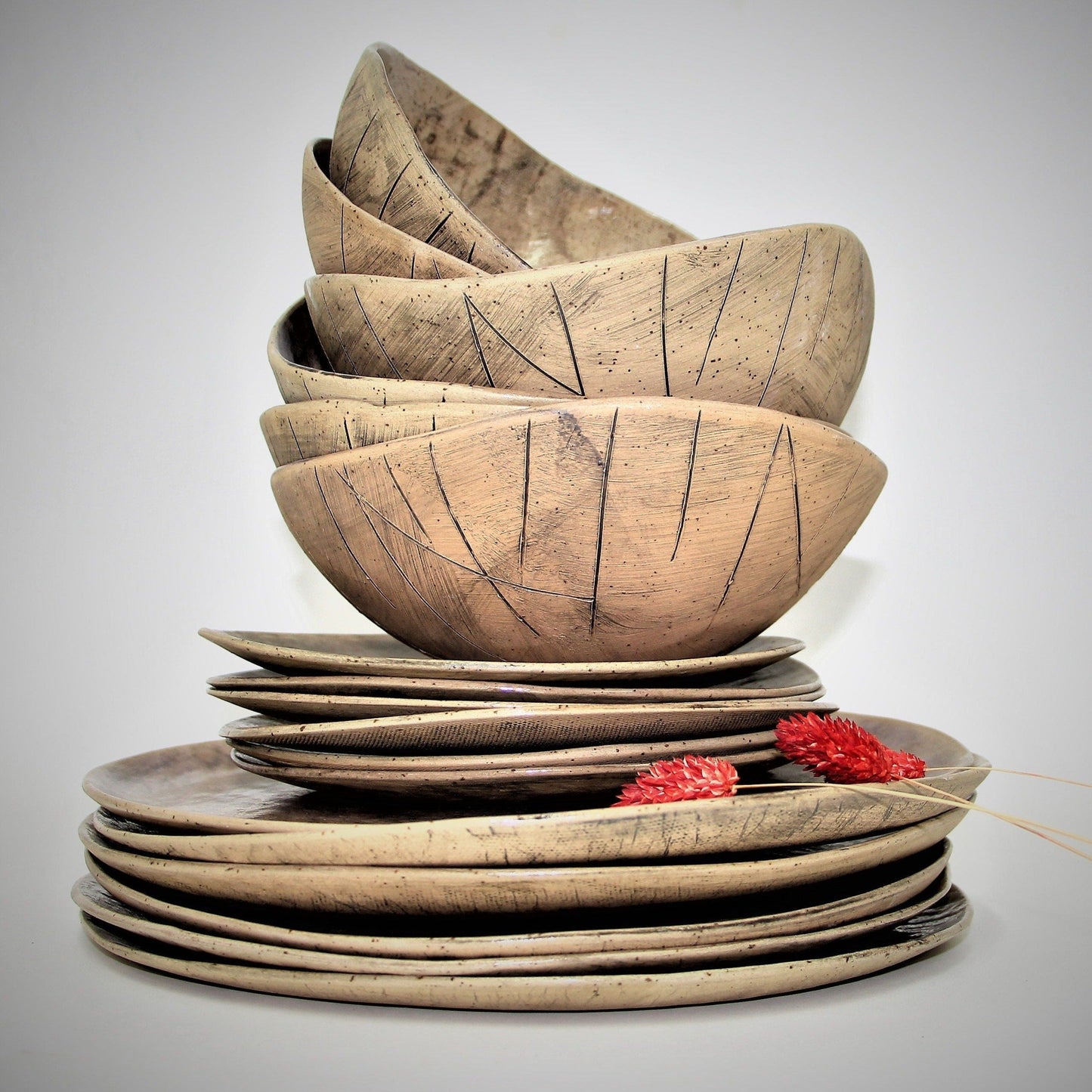 Ceramic Dinnerware Set For 6