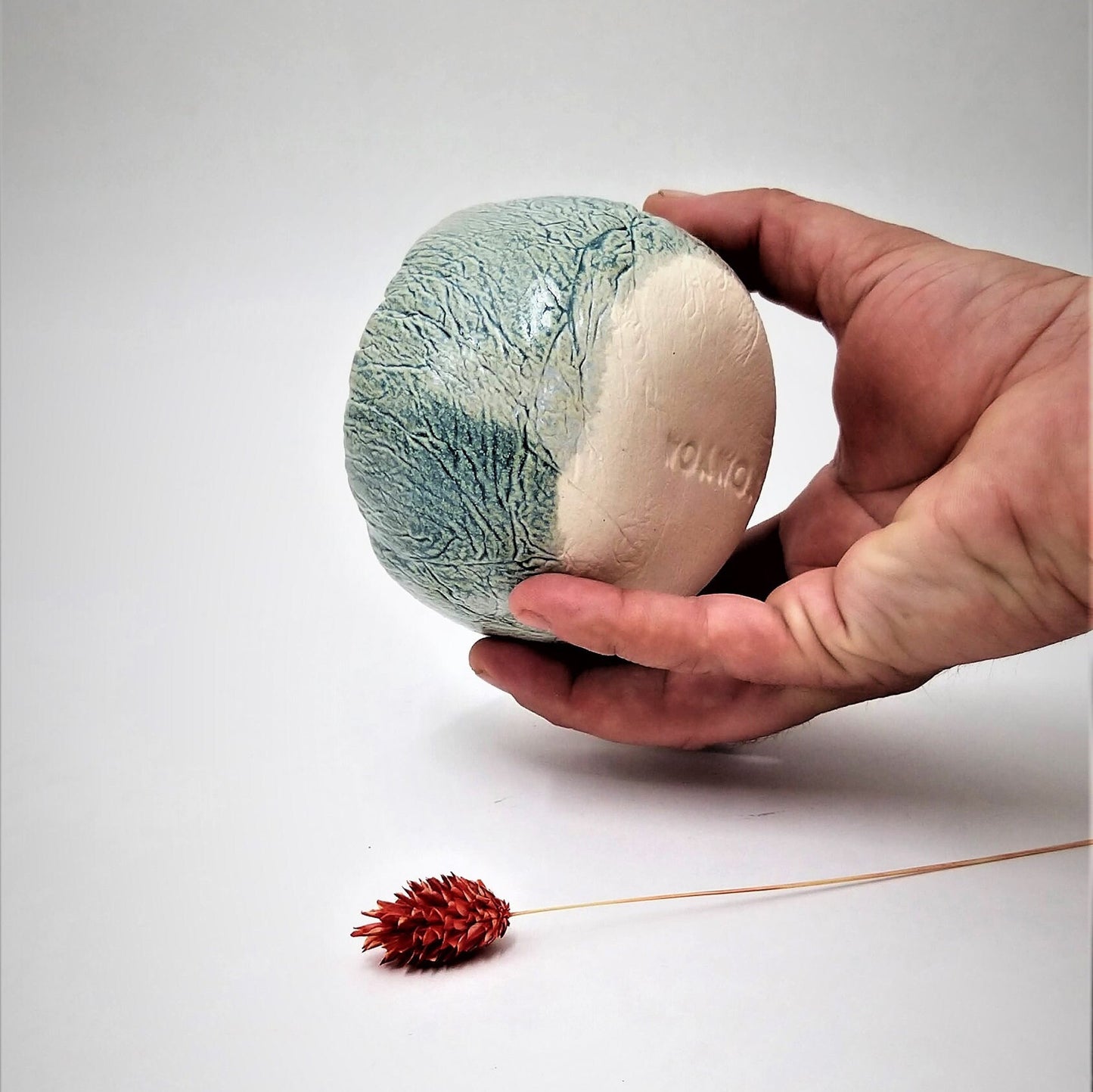 קערת קרמיקה תכלת